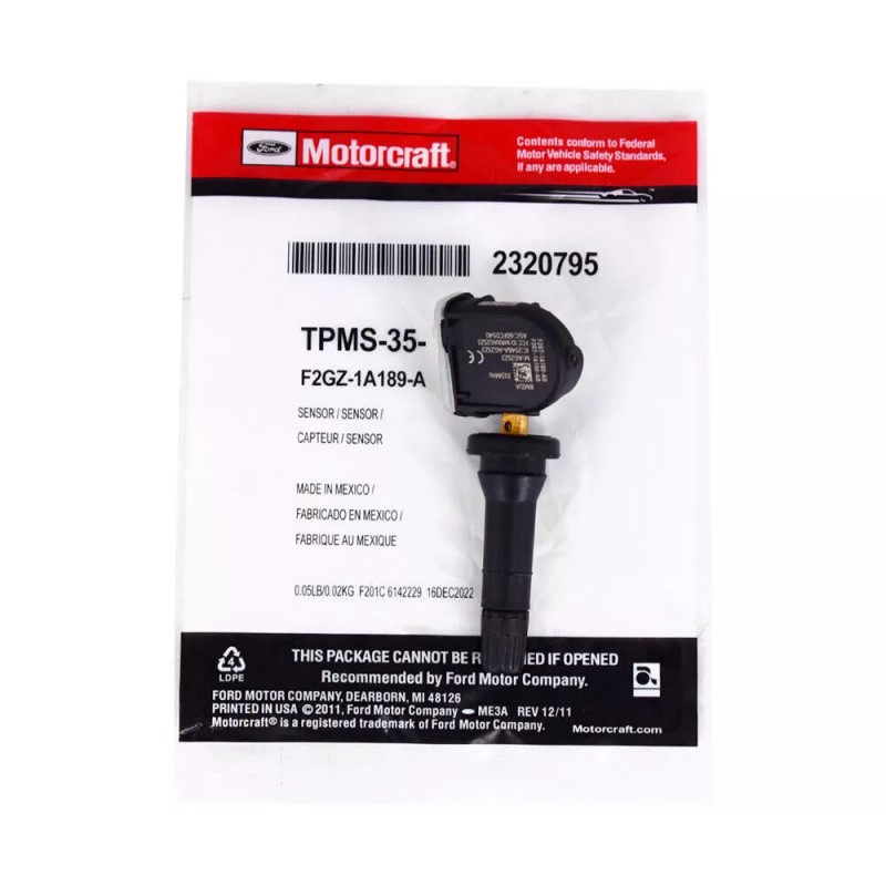 Motorcraft 4Pc Genuine TPMS-35 F2GZ-1A189-AB Tire Pressure Sensor For Ford