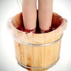ANCLLO 80 pieces clear spa pedicure liner, foot bath liner,
