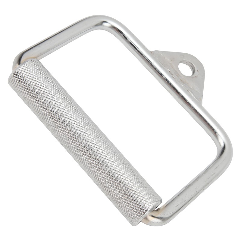 Cable Machine Handle Steel Knurled Fitness Hand Grip Pulldown Rowing