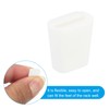 PATIKIL Kitchen Sink Rack Feet, 50 Pack Plastic, White, 19x18