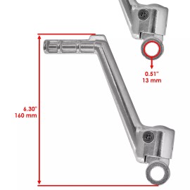 Caltric Kick Start for Yamaha YZ125 YZ 125 1986-2021 Kick Start Lever Pedal