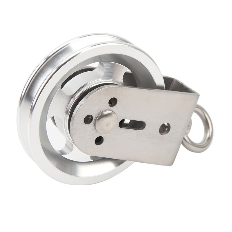 Cable Pulley Wheel Stainless Steel 360 Degree Rotation Traction Wheel