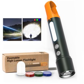 LARYEECHA Flashlights High Lumens Rechargeable,9 Modes, 20000 Lumen,Zoomable Powerful Tactical Flashlight,Super Bright Strong Flash Light for Home,Small LED Flashlights for Car,Camping