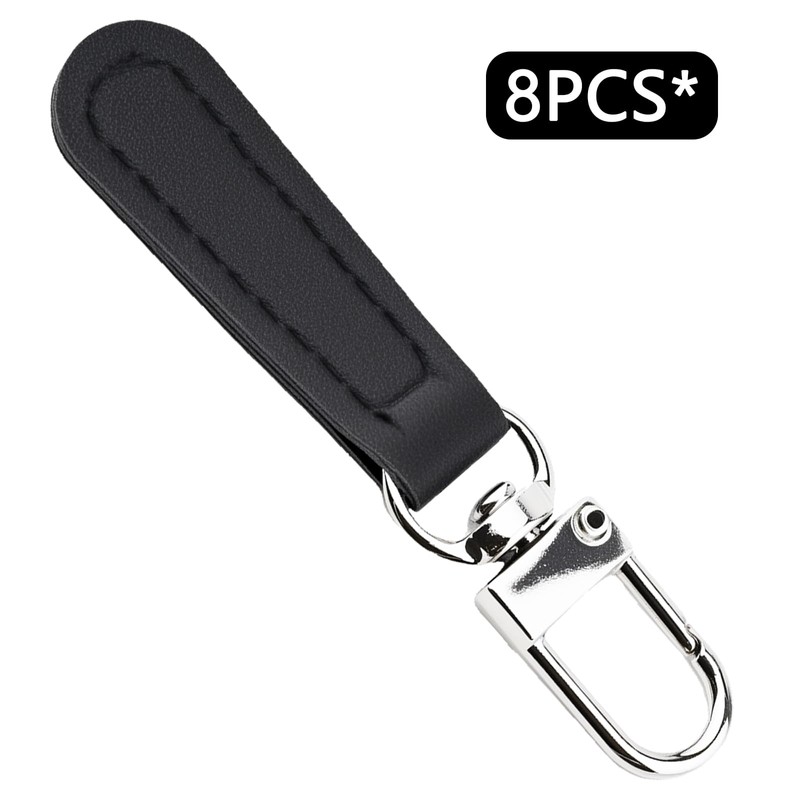 8 PCS Zipper Pull Replacement Leather Handle for Backpacks, Suitcases,