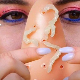 Pimple Popping Toy,Squeeze Toys,Nose Pimple Popping Toy,Nose Shaped Pimple Squeezing Toy,Pimple Picking Toy,Pimple Popper Elasticity Squeeze Toy,Squeeze Pimple Toys,Stress Relief Toy for Adults