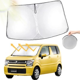 Oricarmes Suzuki Wagon R Windshield Wagon R Windshield Wagon R Sunshade for Car Sleeping with Storage Bag 2017 ~ Present Wagon R Custom Parts MH35S MH55S MH85S MH95S Type