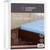 Superity Linen Full Fitted Sheet - Soft and Comfortable Bed