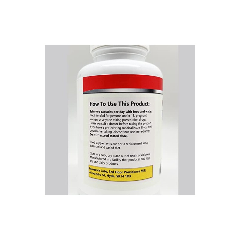 Magnesium Malate Pure Capsules 800mg Per Capsule - NO Fillers