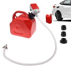 Electric Petrol Pump for Canister with Auto Stop - Fuel Pump Oil Extraction Pump for Petrol, Diesel & Oil, Fuel Transfer Pump with Flexible Intake Hose, Diesel Pump for Tank, Workshop