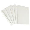 RAYSON TBC6-25-W Thermal Binding Covers, 1/4", PVC Transparent Front Cover