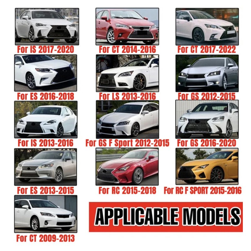Gloss Black M Style Side Mirror Cover Caps For Lexus