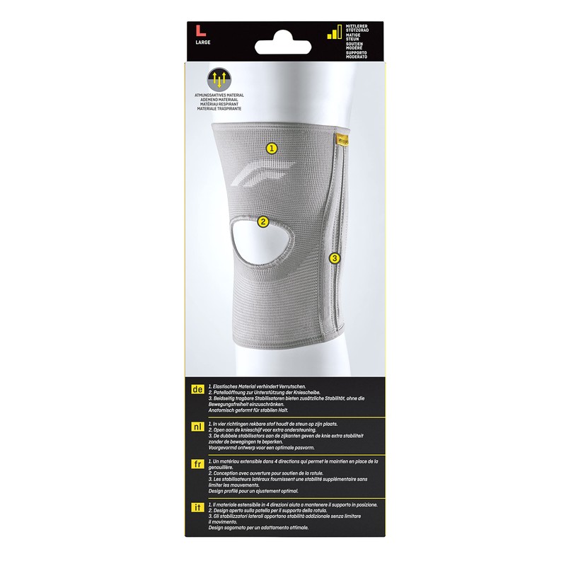 FUTURO Knie-Bandage mit seitlicher Unterstützung 46165, L (43.2 - 49.5