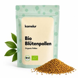 Kamelur Organic Flower Pollen 500 g from Wild Collection Flowers Pollen Organic without Additives