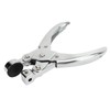 Hole Punch Plier Zinc Alloy Sliver Handheld Paper Puncher Tool