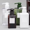 Multipurpose Shampoo Conditioner Cosmetic Dispenser Refill Empty Bottle 450ml Transparent Green 3ea
