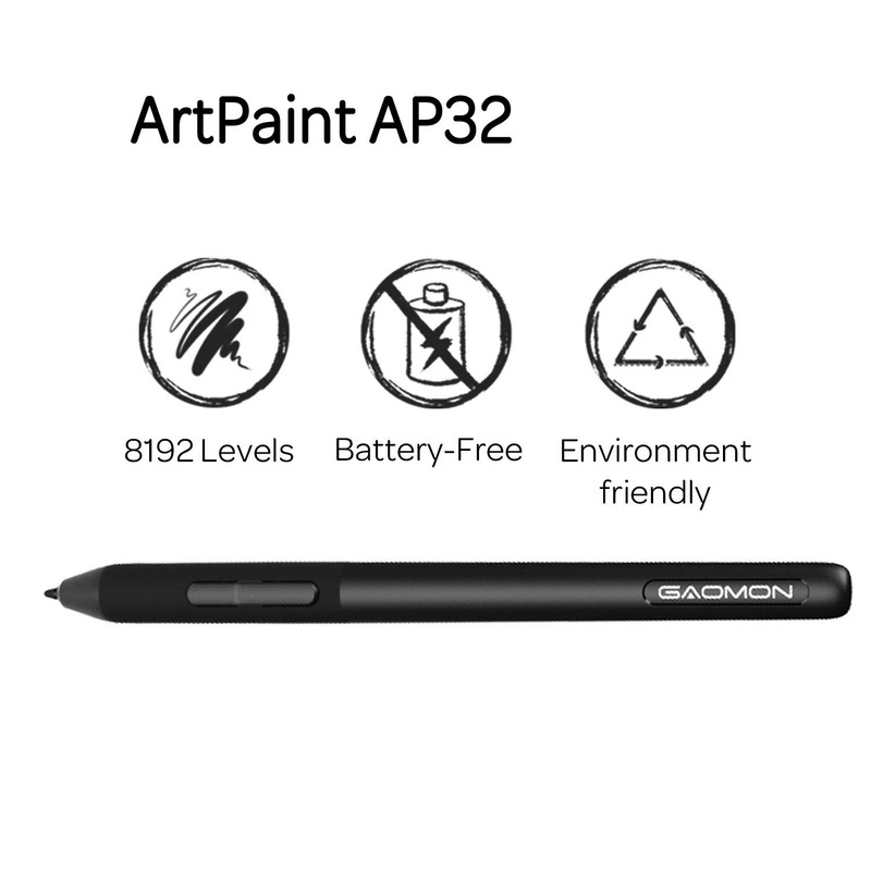 GAOMON ArtPaint AP32 No Power Supply Pen Liquid Tab PD2200