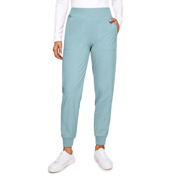 CRZ YOGA Womens Joggers Pants with Pockets Lightweight Workout Travel