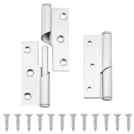 ITROLLE 2PCS 3 inches Stainless Steel Rising Butt Handed Lift Off Door Hinge (Left)