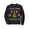 Flamingo Ugly Christmas Sweater Style Flamingo Bird Xmas Sweatshirt