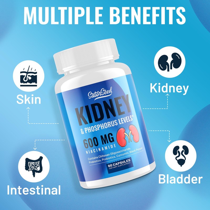 SatorSeed Kidney Cleanse Detox & Repair – Kidney Support Supplement