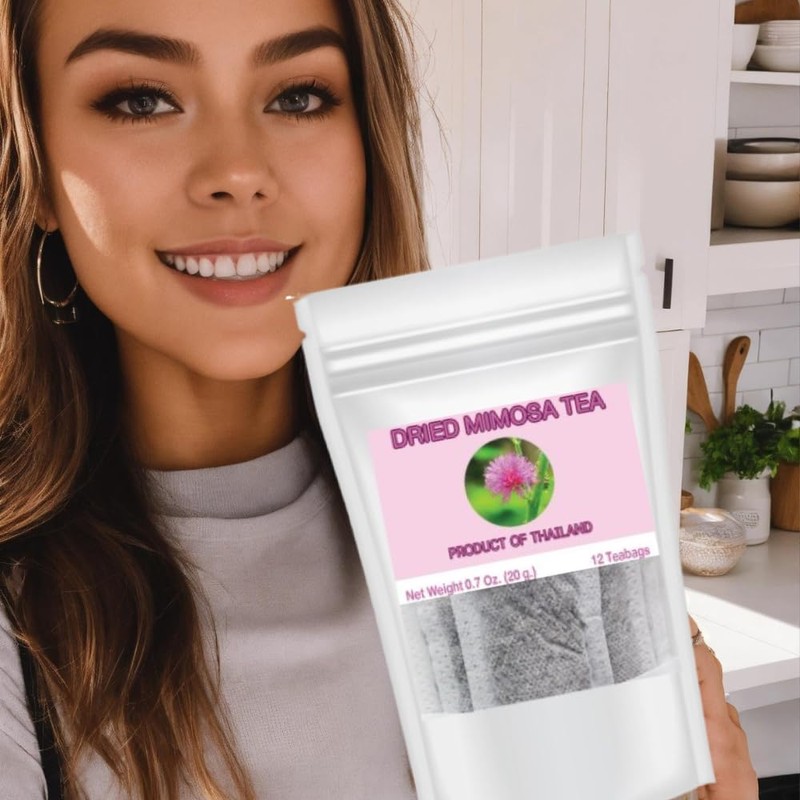 Generic Mimosa Pudica Sleeping Grass Flower Tea - 12 Teabags