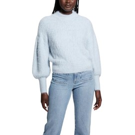 Guess Women's Long Sleeve Keyla Sweater, Sky High, Small