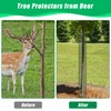 UQM 48 Inch Tree Trunk Protector, 12 Pcs Metal Tree