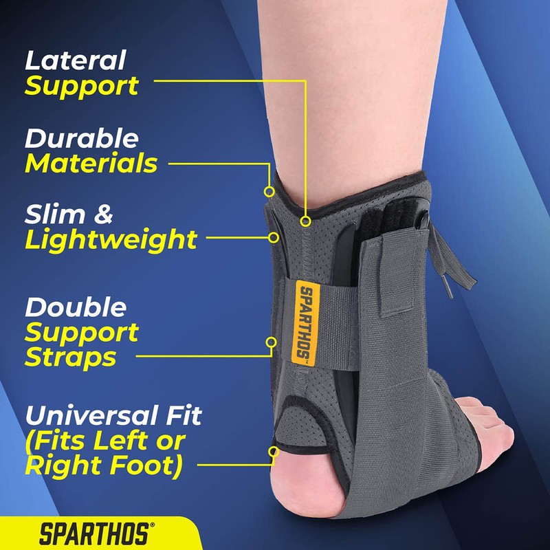 Sparthos Lace Up Ankle Brace - Support for Injury Recovery