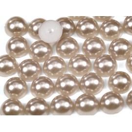 5mm 250pcs Flat Back Non-Stick Half Pearl Crystal Diamantes Nail Art & Craft Scrapbooking Embellishments 48 Available Colours