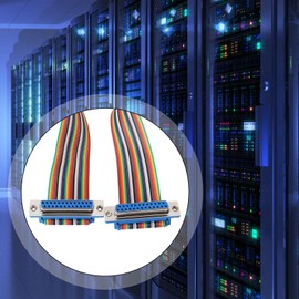 SING F LTD 1Pc DB25 Pin Serial Extension Cable Female to Female Serial Cable for Server CNC Automation Equipment Electronic Scale Printer Supermarket Cash Register 50cm