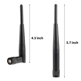 Antena WiFi RP-TNC macho de 5dBi de 2,4 GHz compatible con Trimble Robotic Total Stations TDS Ranger Data Collecter, para router inalámbrico Linksys WiFi (paquete de 2), Eifagur