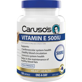 Caruso's Natural Health Vitamin E 500IU 150 Capsules