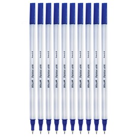 DOLLAR XFine Fineliner Pens, BLUE, Ultra Fine Point (0.3mm), Pack of 10, Ideal for Artists Architects Technical Drawing Handwriting Calligraphy Sketching Illustrations