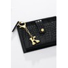 GAOKOXI Gold Bubble Initial Keychain Charm for Women Chunky Bag