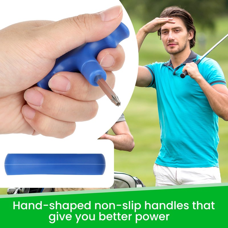 Lusofie Golf Club Wrench Blue Driver Tool, T20 Universal Driver
