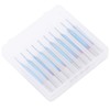 10Pcs 2‑Flute Router Bit Blue Coated Spiral Ball End Mill