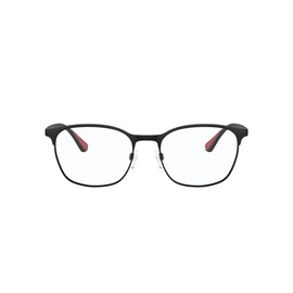 Emporio Armani Ea1114 - anteojos de sol ovaladas para hombre, Negro mate/lente de demostración., 54 mm