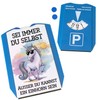 Unicorn with Sunglasses Parking Disc Be A Unicorn for Fun