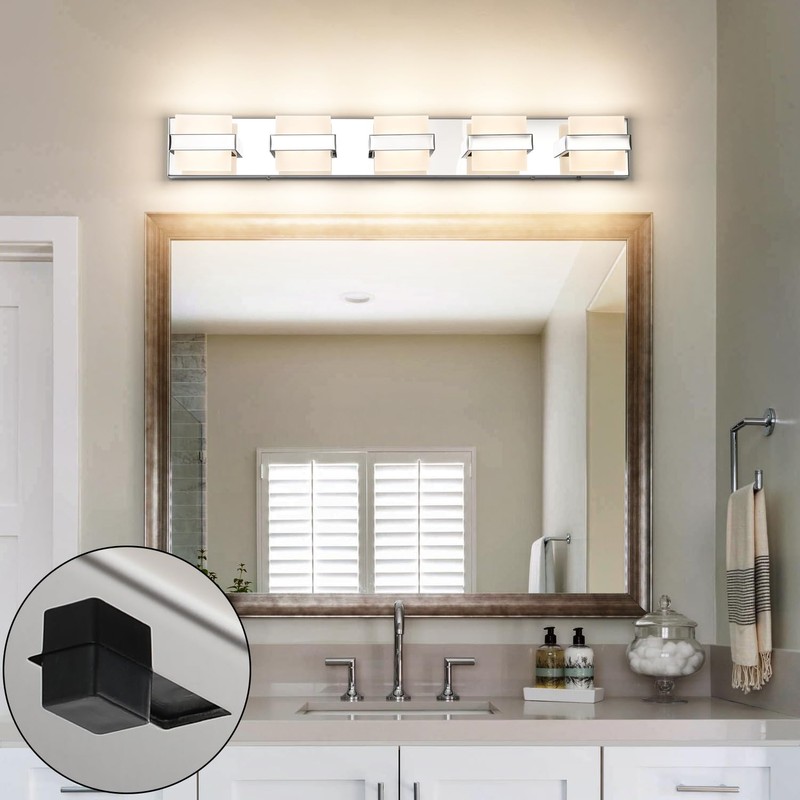 SOLFART 5 Color Temperature Adjustable LED Modern Vanity Light, 5