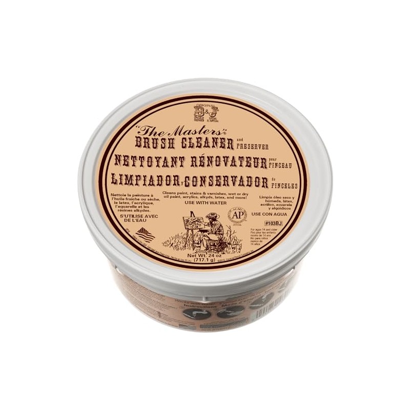 General Pencil 103-BJ The Masters Brush Cleaner and Preserver Tub,