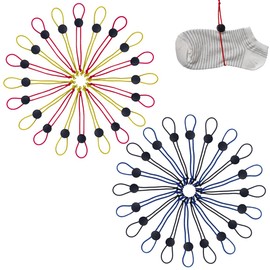 40Pcs Sock Clips for Laundry,Sock Holders to Secure Your Socks,Sock Organizer Prevent Loss and Tangles,Colorful Sock Clip for Washing Machine & Dryer