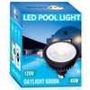 LED Pool Light Bulb,45W 120V 6000K Daylight White LED Pool