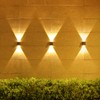ASLIDECOR Solar Wall Light Up and Down 2 Modes Waterproof