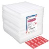 100 Wrap Foam Sheets 12"X12"x1/16" + Free Fragile Stickers
