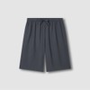 JAJU [JAJU] Men's Rayon 5-Length Pajama Pants 2-Pack_Dark Navy