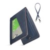 LuoLuo Men's Commuter Pass Case, Holds 5 Cards, Genuine Leather,