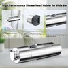 Hibbent Adjustable Shower Head Holder for Slide Bar, Universal 18-25mm