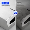 Paper Towel Dispenser Wall Mount Commercial, Brushed Stainless Steel &