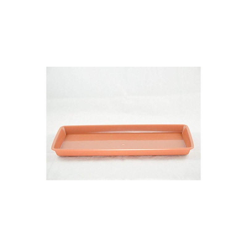 12" Japanese Narrow Rectangular Plastic Humidity Tray for Bonsai Tree