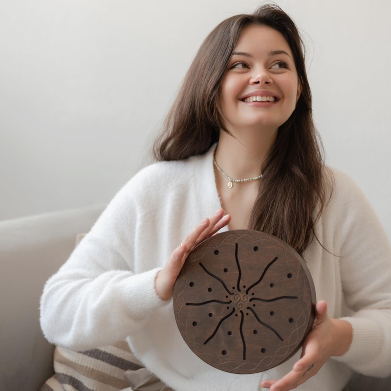 Rain Disk for relax and healing, soft sound of water,